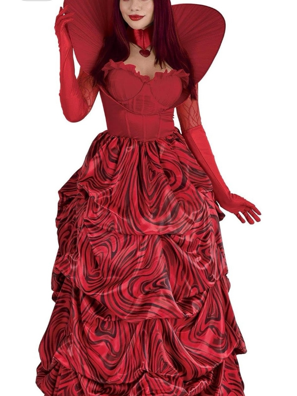 Descendants Queen Of Hearts Costume Small Wicked Wonderland